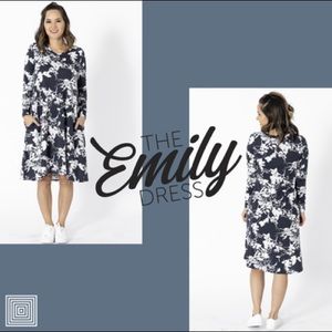 2xl Lularoe Emily Dress Pocket Long 